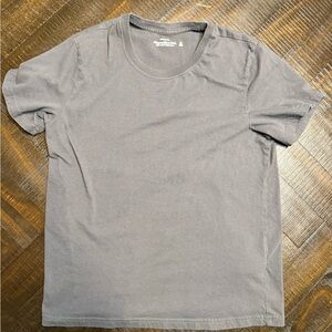 Abercrombie & Fitch Women's Short Sleeve Crew Tee - Charcoal Gray
